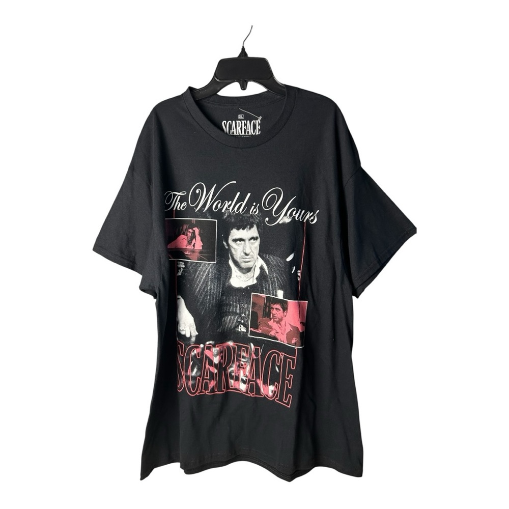 Scarface Black Graphic Cotton Tee Size XL NWOT